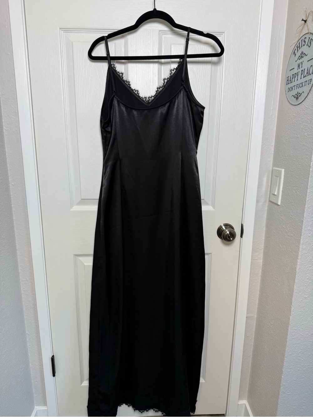 Foxblood Sasha Satin Maxi Slip Dress - Picture 5 of 10
